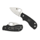 Spyderco Squeak SlipIt Folding Knife, 2in, N690Co, Clip Point Blade, Satin Finish, Plain Edge, FRN Black Handle, C154PBK
