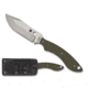 Spyderco Stok Bowie Fixed Blade Knife, 2.95in, 8Cr13MoV Steel, Bowie, G10 Handle, FB49GPOD