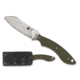 Spyderco Stok Bowie Fixed Blade Knife, 2.95in, 8Cr13MoV Steel, Drop Point, G10 Handle, FB50GPOD