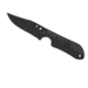 Spyderco Street Beat Lightweight Black Blade Plain Edge Fixed Blade Knife FB15PBBK