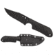 Spyderco Street Beat Lightweight Black Blade Plain Edge Fixed Blade Knife FB15PBBK