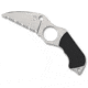 Spyderco Swick 6 Fixed Blade Knife, 2.73in, LC200N Serrated Wharncliffe Blade, Boltaron Sheath, Black G10 Handle,, FB14S6
