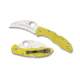 Spyderco Salt Tasman 2 Lightweight Folding Knife, 2.91in, H-1, Hawkbill Blade, PlainEdge, FRN Yellow Handle, C106PYL2