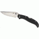 Spyderco Tatanka Folding Knife,5.06in PlainEdge Blade,G10 Black Handle C180GP