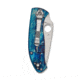 Spyderco Tenacious Folding Knife, 3.35 in, D2, Blue, Titanium, Satin, C122TIBLD2P