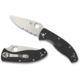 Spyderco Tenacious Lightweight Folding Knife, 3.39in, 8Cr13MoV, Clip Point Blade, CombinationEdge, FRN Black Handle, C122PSBK