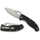 Spyderco Tenacious Lightweight Folding Knife, 3.39 in, 8Cr13MoV, Clip Point Blade, FRN Black Handle, C122PBK