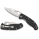 Spyderco Tenacious Lightweight SpyderEdge Knife, Black, C122SBK