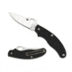 Spyderco UK Penknife Folding Knife, 3in, CTS BD1N, Drop Point FE Blade, FRN Black Handle, C94PBK3