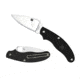Spyderco UK Penknife Folding Knife, 3in, CTS BD1N, Leaf FE Blade, FRN Black Handle, C94PBK
