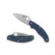 Spyderco UK Penknife Folding Knife, 2.95in, CPM SPY27, Leaf Blade, G10 Blue Handle, C94GPCBL
