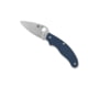 Spyderco UK Penknife Folding Knife, 2.95in, CPM SPY27, Leaf Blade, G10 Blue Handle, C94GPCBL