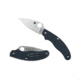 Spyderco UK Penknife Folding Knife, 3in, CPM S110V, Leaf Blade, FRN Dark Blue Handle, C94PDBL