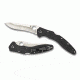 Spyderco Ulize Black G-10 PlainEdge C161GP