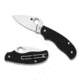 Spyderco Urban Leaf Lightweight Black Plain Edge Knife C127PBK