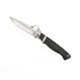 Spyderco Vallotton Sub-Hilt Black Smooth-G-10 Handle, FE Blade Fold Knife C149GP