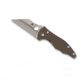 Spyderco Yojimbo 2 Folding Knife, 3.19 in, CPM 15V, Brown, G10, C85GPBN15V2