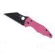 Spyderco Yojimbo 2 Folding Knife, 3.19 in, CPM-S30V Steel, Pink, G10, C85GPNBKP2