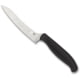 Spyderco Z-Cut Kitchen Knife, 4.4 in, CTS BD1N, Pointed Tip, Plain, Polypropylene, Black Handle, K14PBK