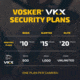 Vosker VKX-US Trail Camera, Black, 1402