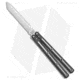 Squid Industries Krake Raken V3 Butterfly Folding Knife, 4.50in, AEB-L Steel, Tanto Blade, Aluminum, Black/Gray Handle, Black/Gray/Silver, 10.125 inch, BHQ-103095