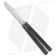 Squid Industries Krake Raken V3 Butterfly Folding Knife, 4.50in, AEB-L Steel, Clip Point Blade, Aluminum, Black Handle, Black/Silver, 10.125 inch, BHQ-115299