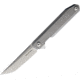 SRM Knives 1161 Framelock Folding Knife, 3.75 bead blast finish 14C28N Sandvik stainless t, Satin finish stainless handle, 1161