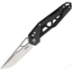 SRM Knives 9225 Ambi Lock Folding Knife, 3.25 bead blast finish D2 tool steel blade, Black G10 handle with carbon fiber onlay, 9225-KB