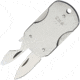 SRM Knives Sanrenmu 3119 Multi Tool, 2.25in Closed, SS Handles, Lanyard Loop L Screwdriver Tip L Bottle Opener L Small Blade, Shark Handle Artwork, K016N