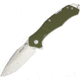 SRM Knives SRM 9019 Linerlock Double Open Folding Knife, 4.75in Closed, 3.25in 12C27 Sandvik SS Blade, Green G10 Handle, Thumb Stud, K912