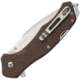 SRM Knives SRM 9019 Linerlock Double Open Folding Knife, 4.75in Closed, 3.25in 12C27 Sandvik SS Blade, Purple G10 Handle, Thumb Stud, K916