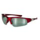 SSP Eyewear Entiat CF+ Bifocal Shooting Glass Readers w/ 1.25 Magnification, Red Frame, Clear Mirrored Lens, ENTIAT 12 RED M