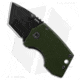 Stabby Labs FAT PP Folding Knife, 1.20in, 8Cr13MoV, Tanto Blade, Steel, Green Handle, Green/Black, 3.20 inch, BHQ-219384