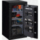 Stack-On 40in Shooters Pistol/Ammo Safe w/Electronic Lock,Door Storage,30min Fire Rating,1.5in,Locking Bolts,Black E-8-MB-E-S