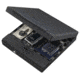 Stack-On Large Portable Case with Electronic Lock - Black, Small PC-900-DS