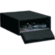 Stack-On Low Profile Quick Access Safe with E-Lock and Mounting Plate, Black, Small, QAS-1304-12