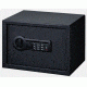Stack-On Personal Safe w/Electronic Lock,1 Shelf,13.82x9.84x9.84in,Matte Black PS-1514