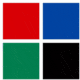 Staedtler Lumocolor Non-Permanent F Width Pen Pack - 4 Colors w/ Stand-Up Box - Red, Blue, Green, Black ST 316 WP4