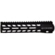 Stag Arms Gen 2 Stag 15 Slimline M-Lok Hand Guard, 9in, Anodize, Black, STAG300912