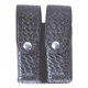 Stallion Leather Double Mag-dbl Stack Black Snap - MHA-2