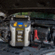 Stanley 1200 Peak Amp 12V Jump Starter, Power Station &amp; Air Compressor, Yellow/Black, J5CPD