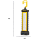 Stanley LED 500 Lumen Bright Bar Work Light, Yellow/Black, BB24PS