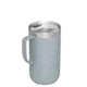 Stanley The Stay-Hot Camp Mug 24oz, Hammertone Silver, 24 oz/0.71 L, 10-11443-009