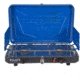 Stansport 2 Burner Stove - Piezo - with Drip Pan, Blue, 203-100-50