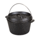 Stansport Dutch Oven, 1qt, Cast Iron, Legess, Pre-Seasoned, Black, 5, 16016