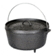 Stansport Dutch Oven, 8qt, Cast Iron, Pre-Seasoned, Black, 12, 16031