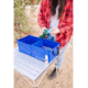 Stansport Outdoor Double Sink, Multi-Purpose, Blue, 22.75x11.75x7.25, 879