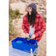 Stansport Outdoor Double Sink, Multi-Purpose, Blue, 22.75x11.75x7.25, 879