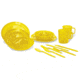 Stansport Polyware Set - 2 Party  - Yellow 313-65
