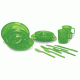 Stansport Polyware Set - 2 Person  - Green 313-10
